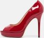 Jimmy Choo Pre-owned Leather heels Red Dames - Thumbnail 2
