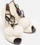 Jimmy Choo Pre-owned Leather heels White Dames - Thumbnail 4