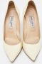 Jimmy Choo Pre-owned Leather heels White Dames - Thumbnail 3