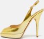 Jimmy Choo Pre-owned Leather heels Yellow Dames - Thumbnail 2