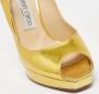 Jimmy Choo Pre-owned Leather heels Yellow Dames - Thumbnail 8
