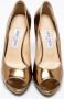 Jimmy Choo Pre-owned Leather heels Yellow Dames - Thumbnail 3