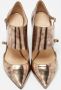 Jimmy Choo Pre-owned Leather heels Yellow Dames - Thumbnail 3