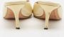 Jimmy Choo Pre-owned Leather mules Yellow Dames - Thumbnail 5