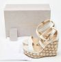 Jimmy Choo Pre-owned Leather sandals Beige Dames - Thumbnail 9