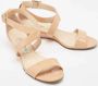 Jimmy Choo Pre-owned Leather sandals Beige Dames - Thumbnail 4