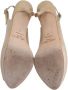 Jimmy Choo Pre-owned Leather sandals Beige Dames - Thumbnail 5