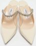 Jimmy Choo Pre-owned Leather sandals Beige Dames - Thumbnail 3