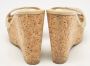 Jimmy Choo Pre-owned Leather sandals Beige Dames - Thumbnail 5