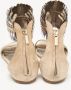 Jimmy Choo Pre-owned Leather sandals Beige Dames - Thumbnail 3
