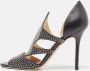 Jimmy Choo Pre-owned Leather sandals Black Dames - Thumbnail 2