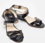 Jimmy Choo Pre-owned Leather sandals Black Dames - Thumbnail 4