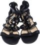 Jimmy Choo Pre-owned Leather sandals Black Dames - Thumbnail 2