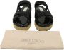 Jimmy Choo Pre-owned Leather sandals Black Dames - Thumbnail 7