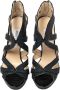 Jimmy Choo Pre-owned Leather sandals Blue Dames - Thumbnail 2