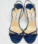 Jimmy Choo Pre-owned Leather sandals Blue Dames - Thumbnail 3