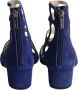 Jimmy Choo Pre-owned Leather sandals Blue Dames - Thumbnail 4