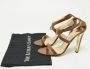 Jimmy Choo Pre-owned Leather sandals Brown Dames - Thumbnail 9