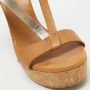 Jimmy Choo Pre-owned Leather sandals Brown Dames - Thumbnail 6