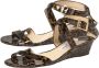 Jimmy Choo Pre-owned Leather sandals Brown Dames - Thumbnail 3