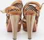 Jimmy Choo Pre-owned Leather sandals Brown Dames - Thumbnail 4