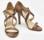 Jimmy Choo Pre-owned Leather sandals Brown Dames - Thumbnail 5