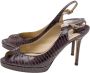 Jimmy Choo Pre-owned Leather sandals Brown Dames - Thumbnail 3