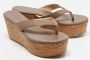 Jimmy Choo Pre-owned Leather sandals Brown Dames - Thumbnail 4