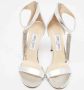 Jimmy Choo Pre-owned Leather sandals Gray Dames - Thumbnail 3