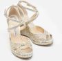 Jimmy Choo Pre-owned Leather sandals Gray Dames - Thumbnail 4