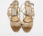 Jimmy Choo Pre-owned Leather sandals Gray Dames - Thumbnail 3