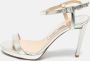 Jimmy Choo Pre-owned Leather sandals Gray Dames - Thumbnail 2