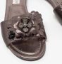Jimmy Choo Pre-owned Leather sandals Gray Dames - Thumbnail 6