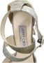 Jimmy Choo Pre-owned Leather sandals Gray Dames - Thumbnail 10