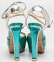Jimmy Choo Pre-owned Leather sandals Green Dames - Thumbnail 5