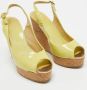 Jimmy Choo Pre-owned Leather sandals Green Dames - Thumbnail 4