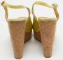 Jimmy Choo Pre-owned Leather sandals Green Dames - Thumbnail 5