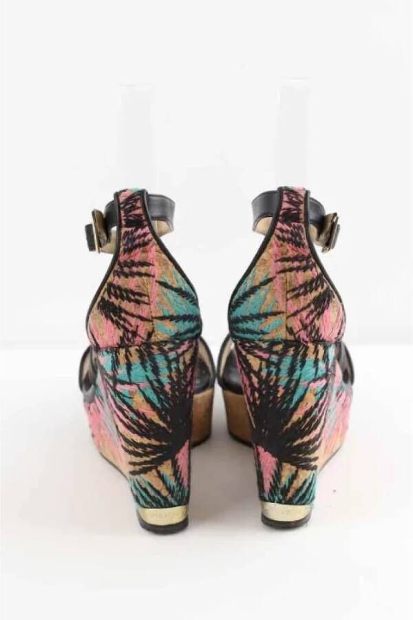 Jimmy Choo Pre-owned Leather sandals Multicolor Dames