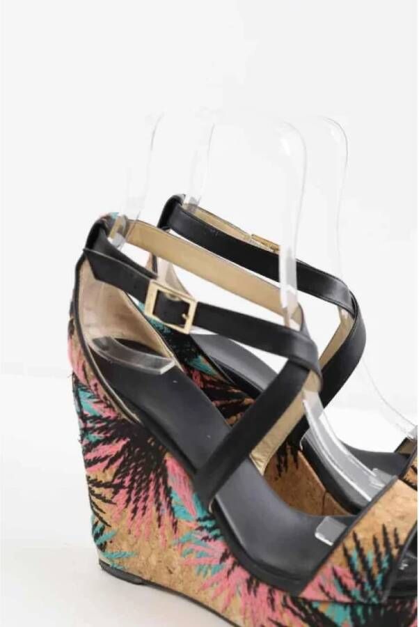 Jimmy Choo Pre-owned Leather sandals Multicolor Dames
