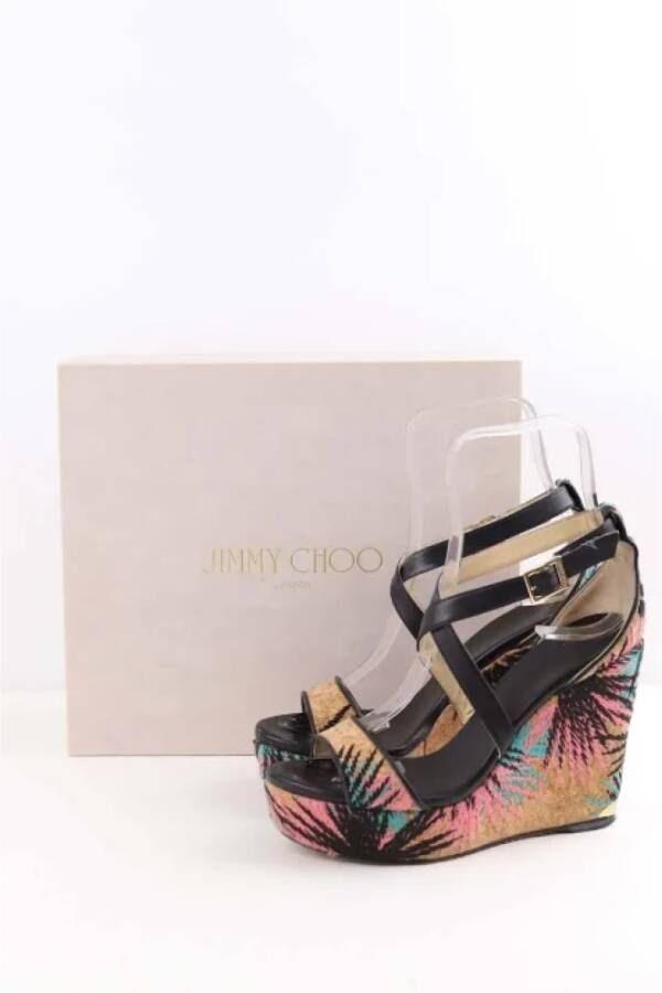 Jimmy Choo Pre-owned Leather sandals Multicolor Dames