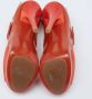 Jimmy Choo Pre-owned Leather sandals Orange Dames - Thumbnail 6