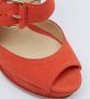 Jimmy Choo Pre-owned Leather sandals Orange Dames - Thumbnail 7