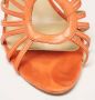 Jimmy Choo Pre-owned Leather sandals Orange Dames - Thumbnail 8