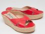 Jimmy Choo Pre-owned Leather sandals Pink Dames - Thumbnail 4