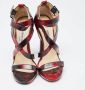 Jimmy Choo Pre-owned Leather sandals Red Dames - Thumbnail 3