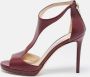 Jimmy Choo Pre-owned Leather sandals Red Dames - Thumbnail 2