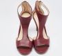 Jimmy Choo Pre-owned Leather sandals Red Dames - Thumbnail 3