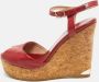 Jimmy Choo Pre-owned Leather sandals Red Dames - Thumbnail 2