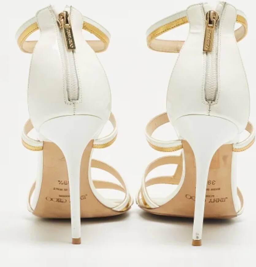 Jimmy Choo Pre-owned Leather sandals White Dames