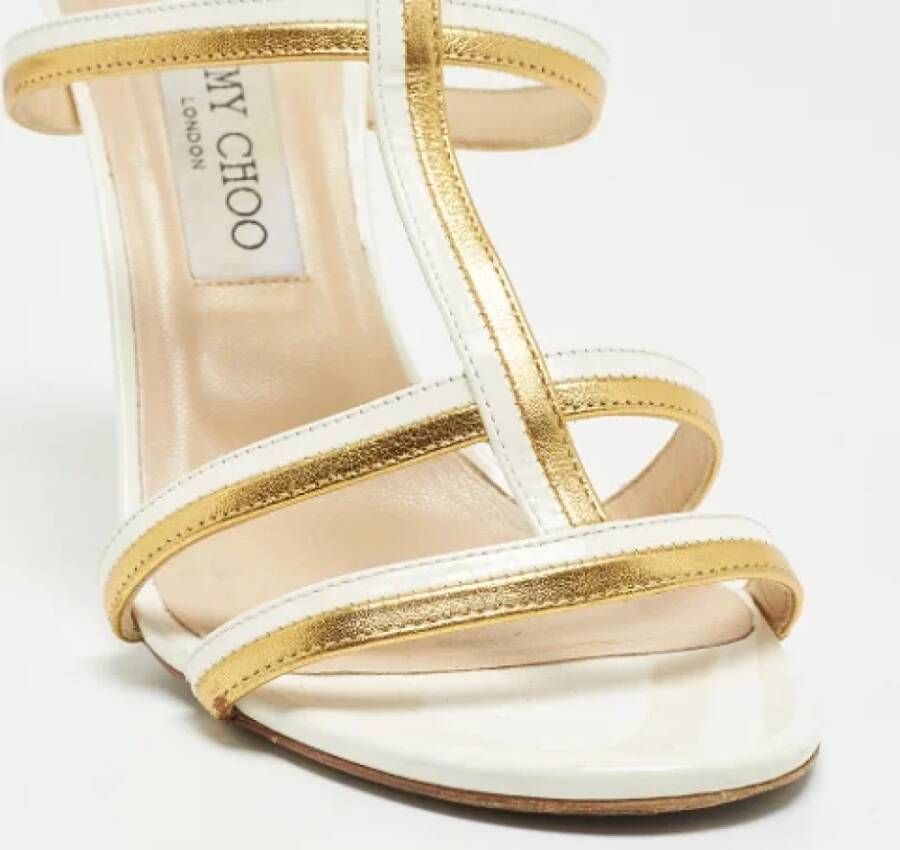 Jimmy Choo Pre-owned Leather sandals White Dames